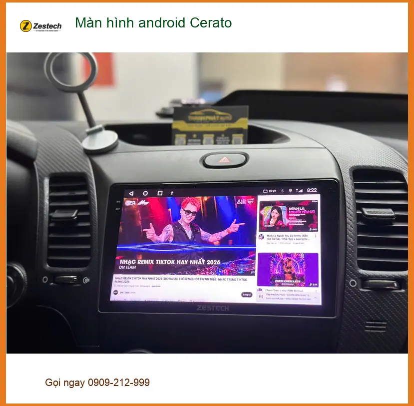 Anh Phong lắp màn hình Android Cerato để tiện giải trí tại Quận 12 ảnh thực tế 4