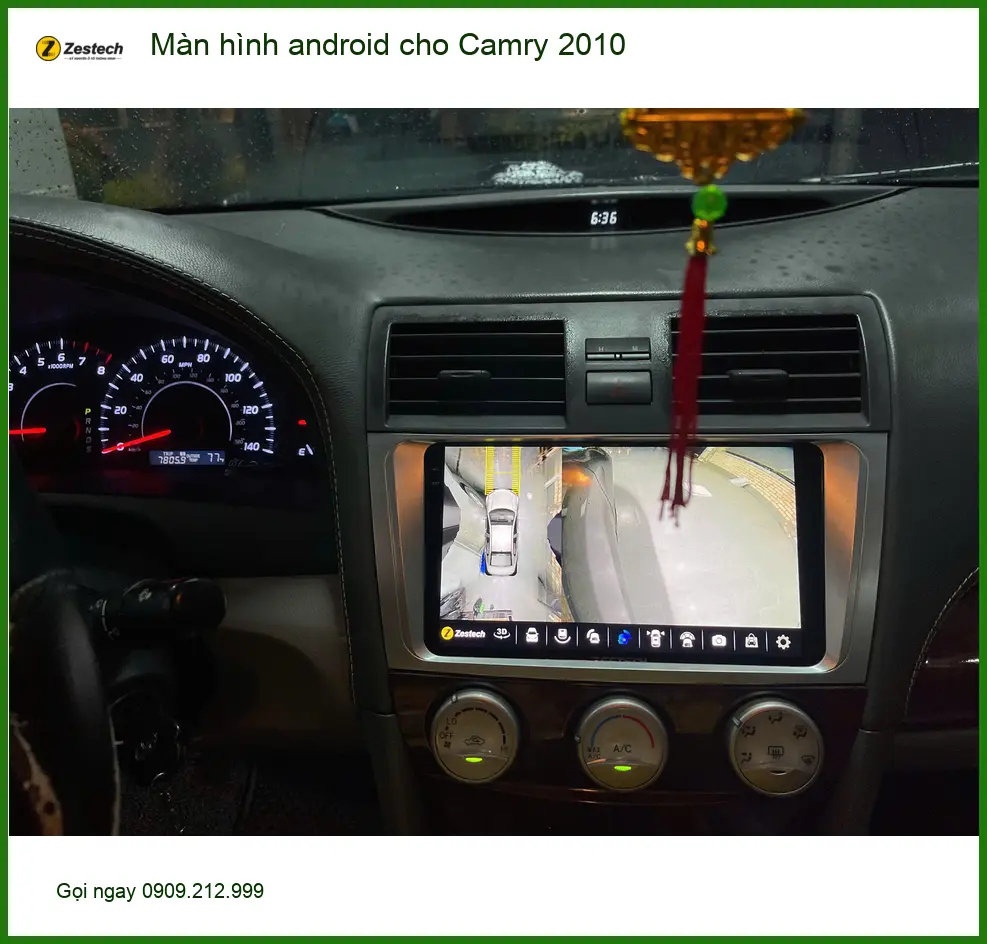 Anh Hưng lắp màn hình Android cho Camry 2010 tại Quận 9 để có trải nghiệm lái tốt hơn ảnh thực tế 3