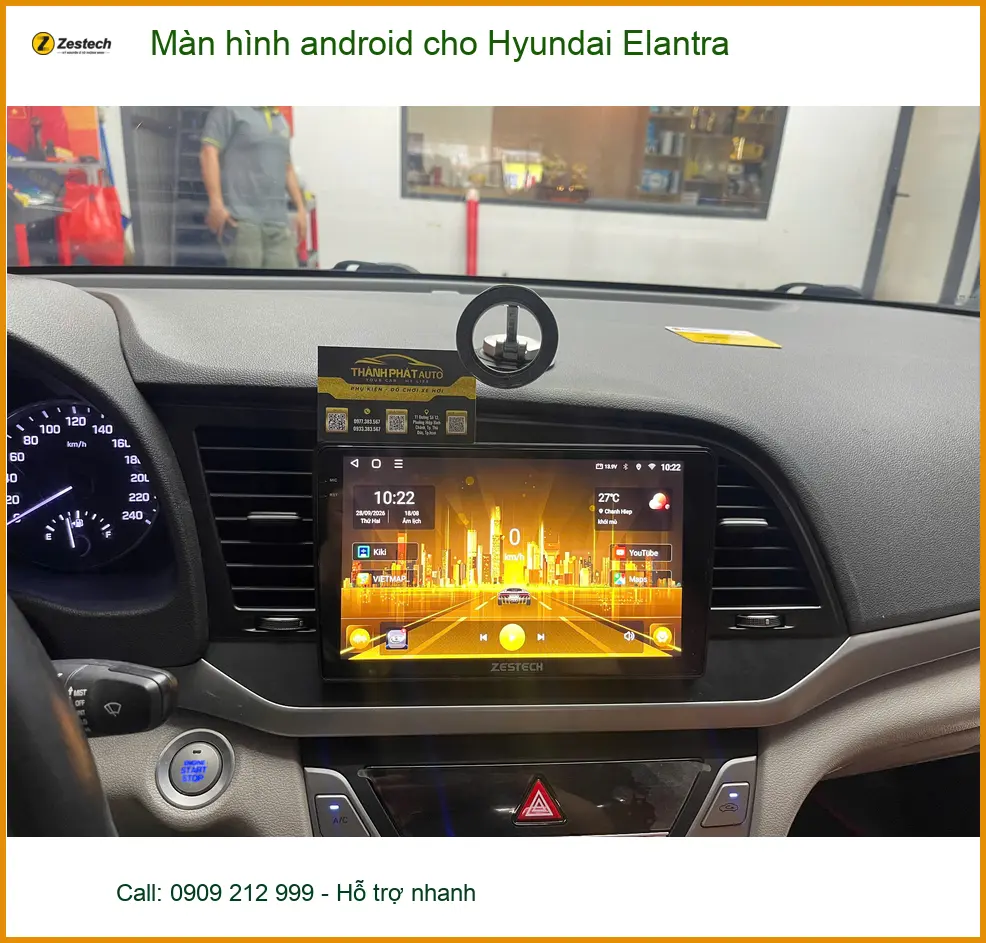 Anh Minh Khôi nâng cấp màn hình Android cho Hyundai Elantra ở Quận 12 ảnh thực tế 2