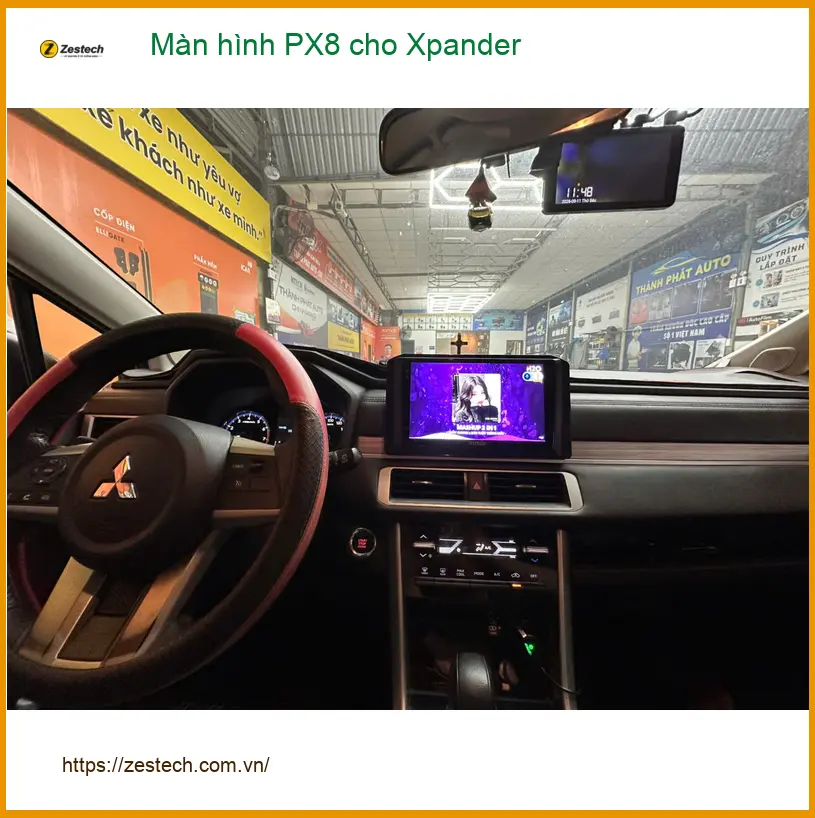 Chú Cường lắp màn hình PX8 cho Xpander tại Quận 12 để có trải nghiệm lái tốt hơn ảnh thực tế 3