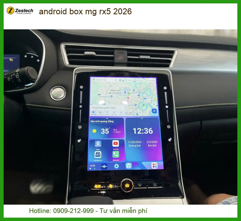 Box Android Zestech Cao Cấp MG RX5 2026 - Trung Tâm Lắp Đặt Uy Tín TPHCM