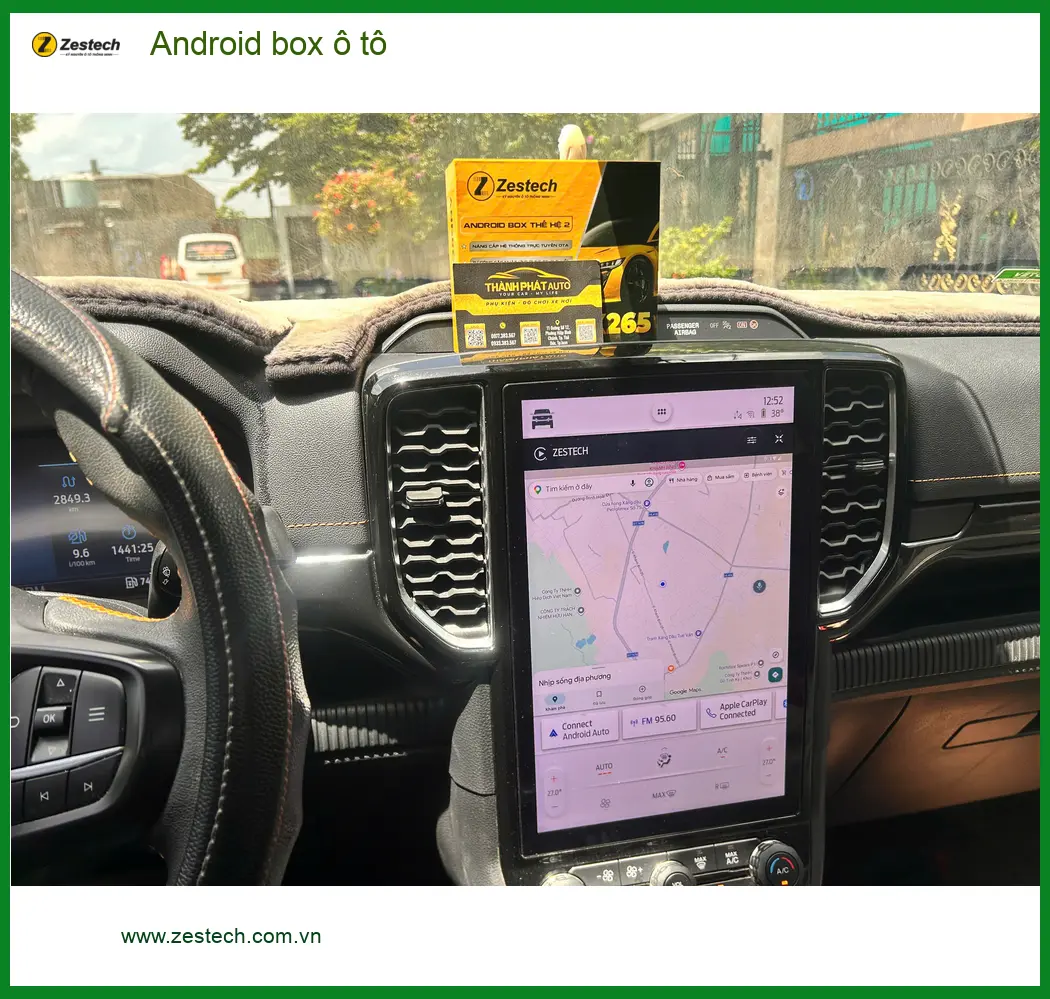 Anh Tấn nâng cấp Android box ô tô cho Hyundai SantaFe tại Quận 8 ảnh thực tế 2