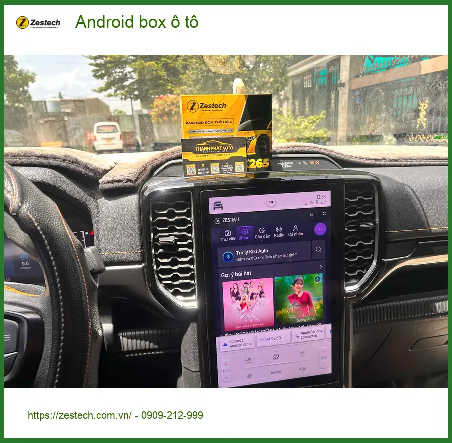 Anh Tấn nâng cấp Android box ô tô cho Hyundai SantaFe tại Quận 8 ảnh thực tế 4