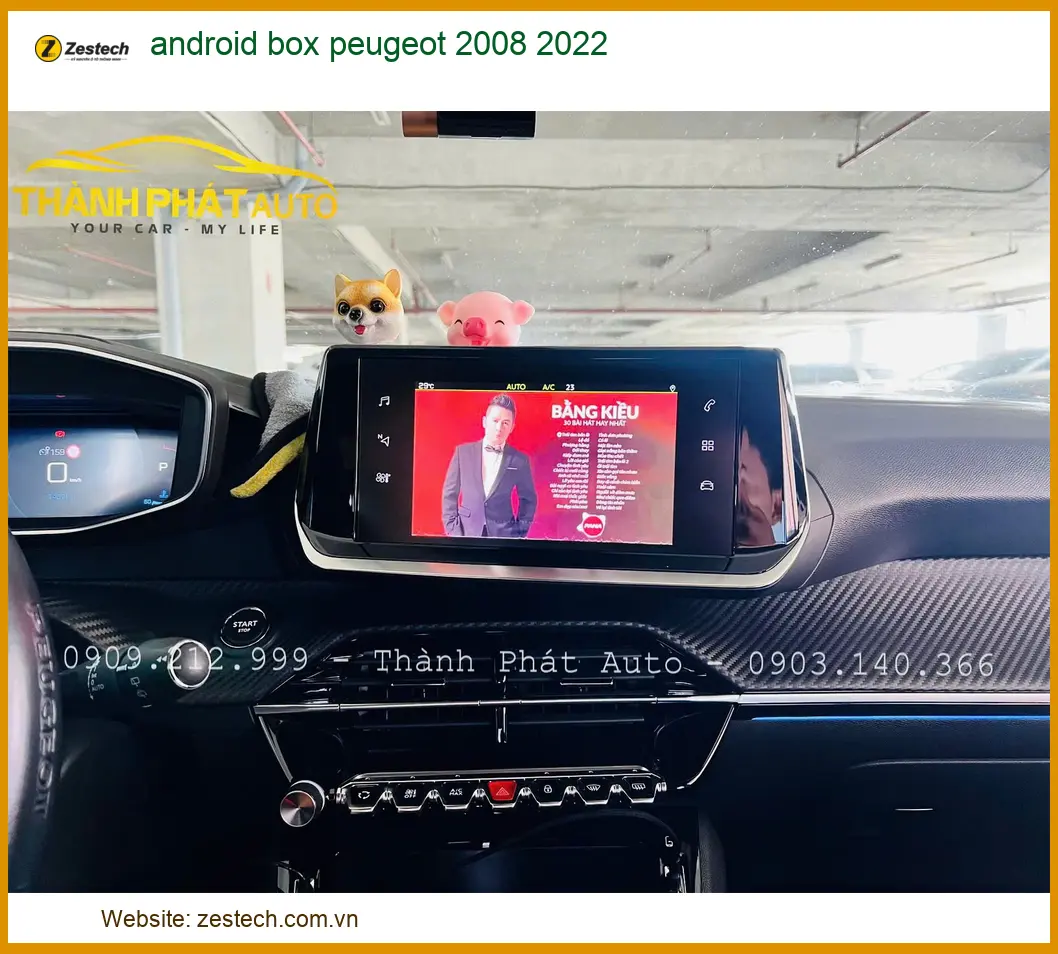 Android Box Zestech Peugeot 2008 2022 - Địa Chỉ Lắp Đặt Chính Hãng TPHCM