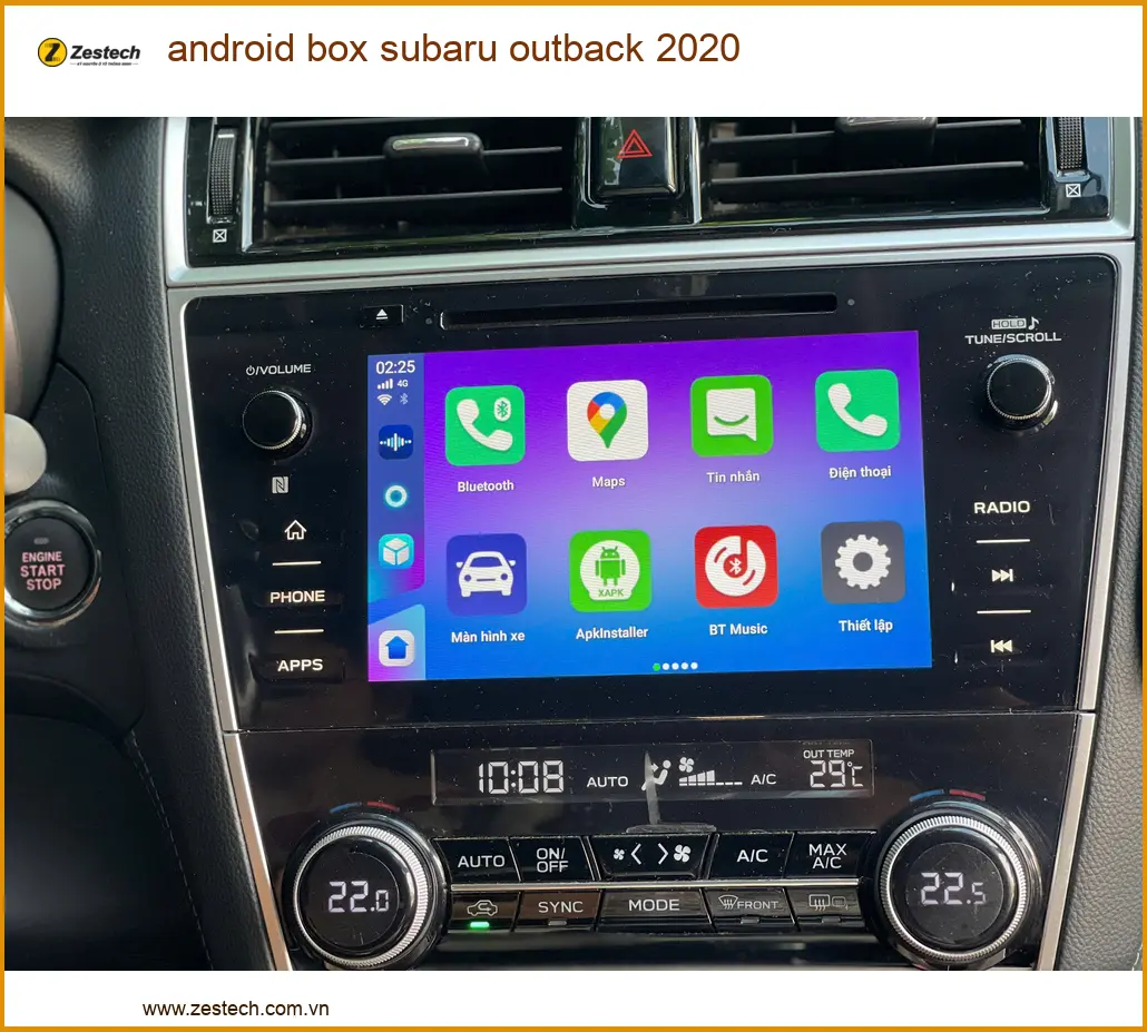 Android Box Zestech DX265 Subaru Outback 2020 - Địa Chỉ Gắn Uy Tín TPHCM