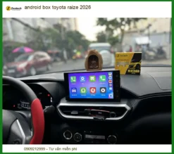 Android Box Zestech Cho Toyota Raize 2026 - Địa Chỉ Lắp Đặt Chính Hãng TPHCM