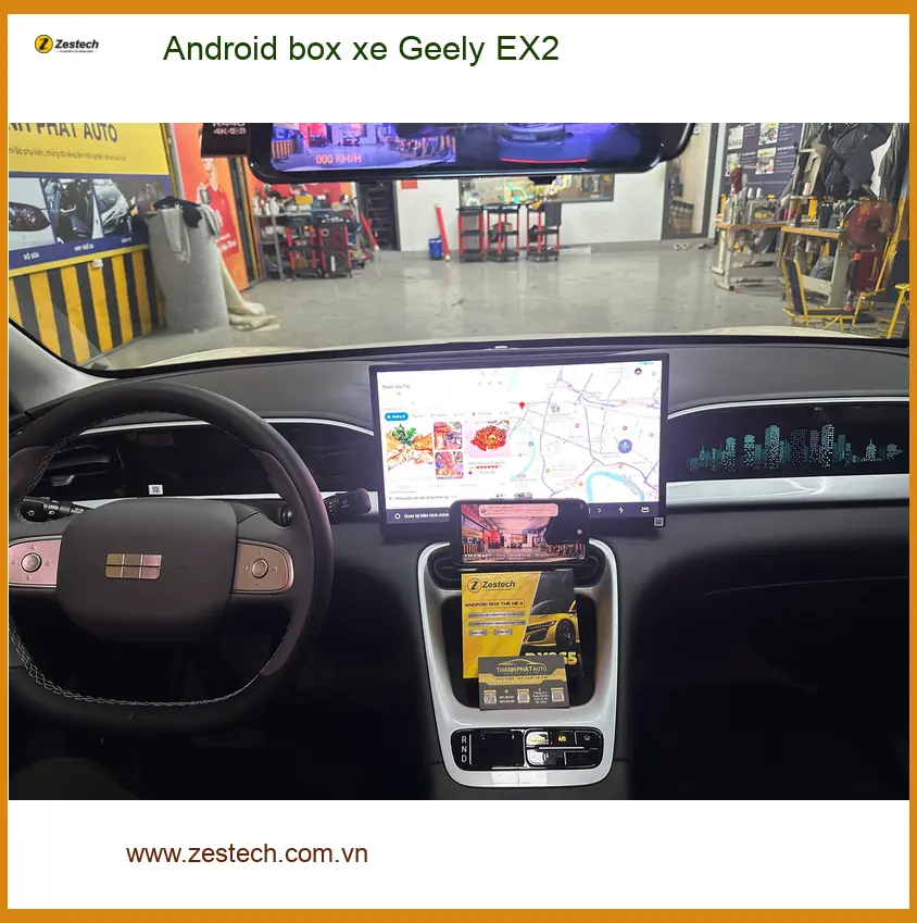Anh Duy lắp Android box xe Geely EX2 Quận 3 nâng cấp giải trí và định vị