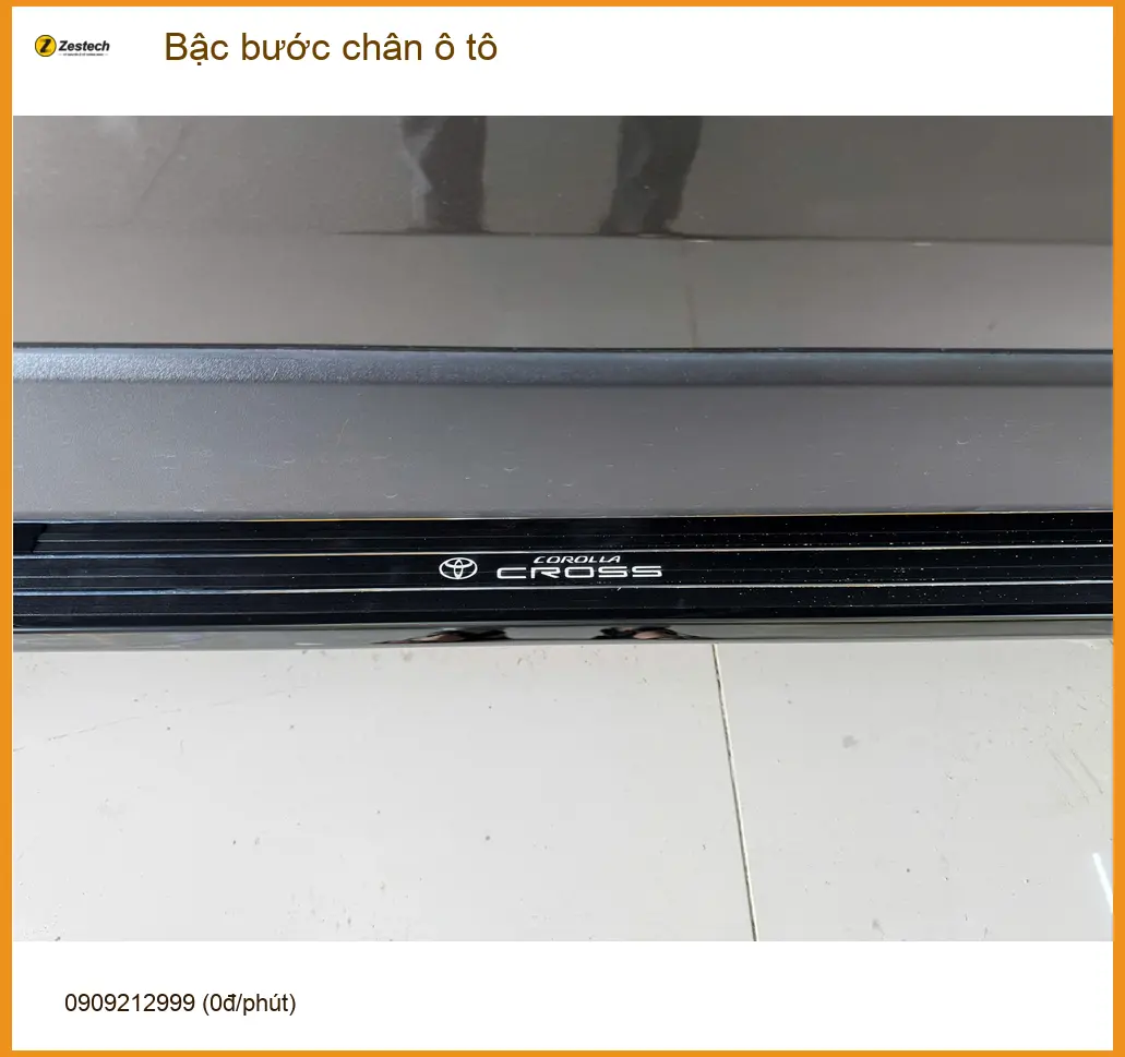 Anh Quang lắp bậc bước chân ô tô Hyundai SantaFe tại Gò Vấp ảnh thực tế 4