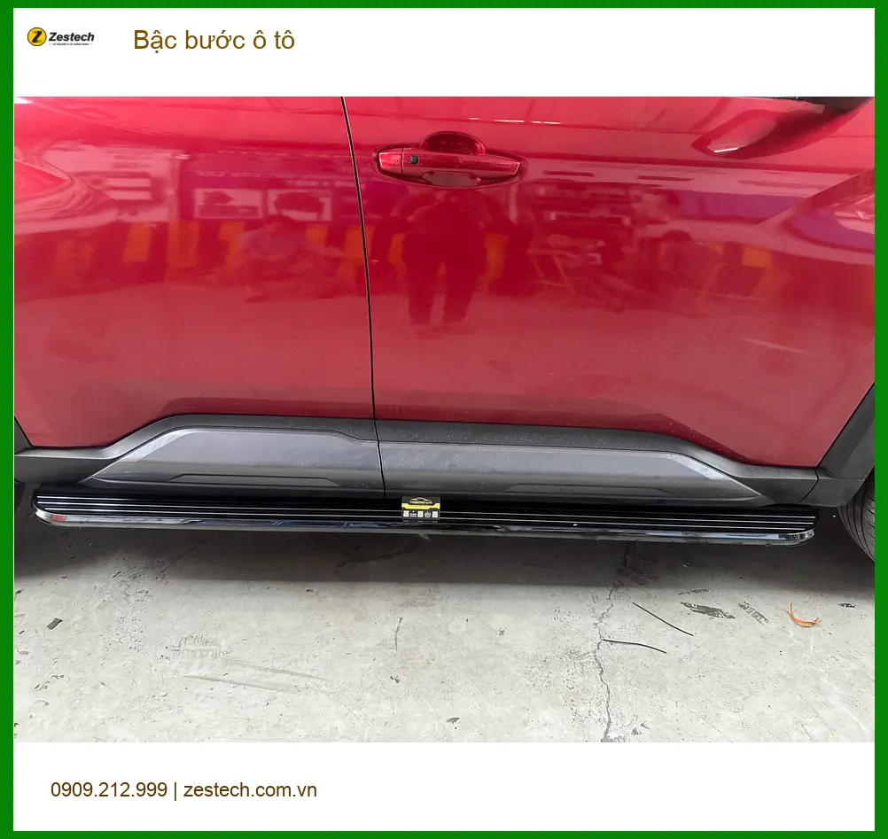Anh Tấn lắp bậc bước ô tô Hyundai Santa Fe Quận Huyện Nhà Bè để vợ con lên xuống xe dễ hơn ảnh thực tế 2
