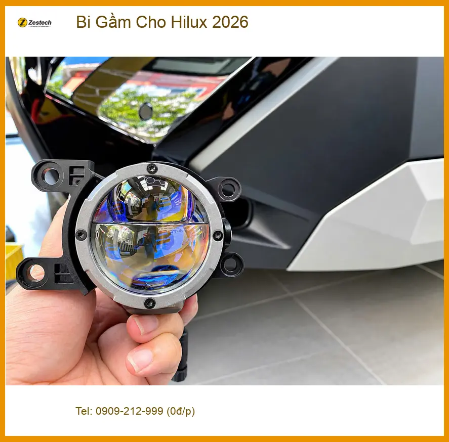 Anh Cường độ Bi Gầm cho Hilux 2026 tại Quận Thủ Đức vì tầm nhìn kém ảnh thực tế 4