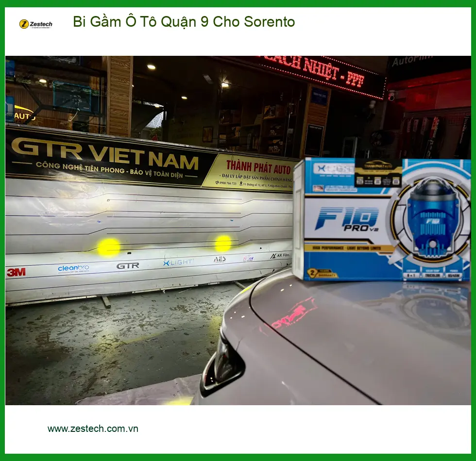 Anh Quang lắp Bi Gầm Ô Tô cho Sorento ở Quận 9 vì đèn zin yếu khi đi đêm Thủ Đức. ảnh thực tế 5