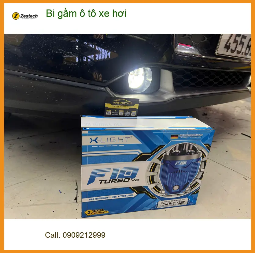 Anh Kiên độ bi gầm cho Honda Civic tại Quận 11 vì đèn zin không đủ sáng