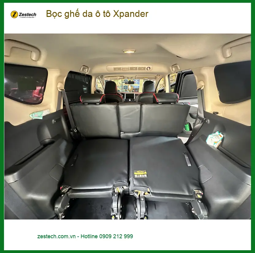 Anh Minh bọc ghế da Xpander tại Quận 1 nâng tầm không gian nội thất xe ảnh thực tế 2