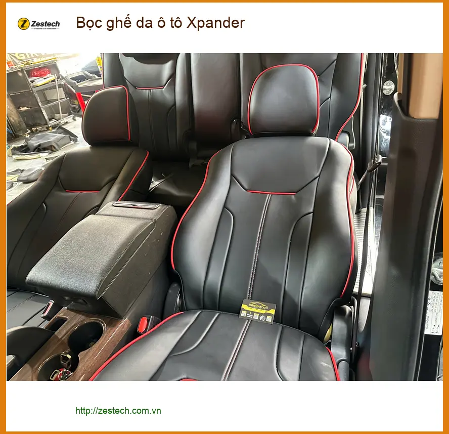Anh Minh bọc ghế da Xpander tại Quận 1 nâng tầm không gian nội thất xe ảnh thực tế 3