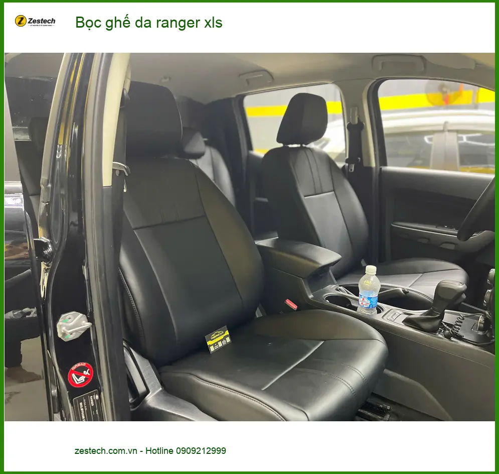 Anh Dũng bọc ghế da Ford Ranger XLS tại Quận 6, nội thất sang trọng