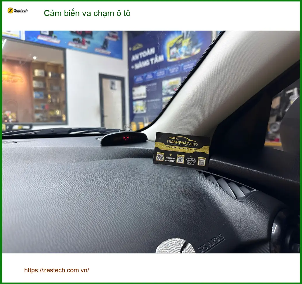 Chị Thảo lắp cảm biến va chạm ô tô cho Mazda CX-5 tại Quận Gò Vấp ảnh thực tế 2