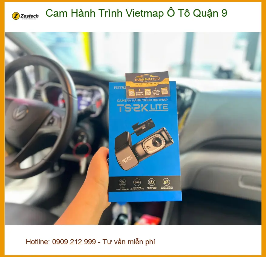 Anh Duy lắp Cam Hành Trình Vietmap Ô Tô cho Ford Everest tại Quận 9 để an tâm ảnh thực tế 2