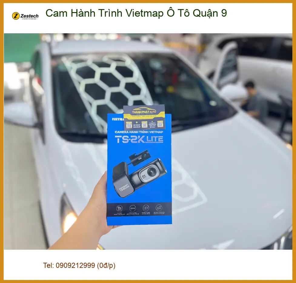 Anh Duy lắp Cam Hành Trình Vietmap Ô Tô cho Ford Everest tại Quận 9 để an tâm ảnh thực tế 4
