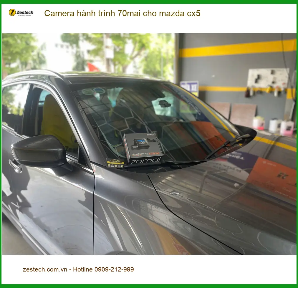 Anh Tuấn Kiệt lắp camera hành trình 70mai cho Mazda CX5 ở Bình Chánh để yên tâm lái xe. ảnh thực tế 2