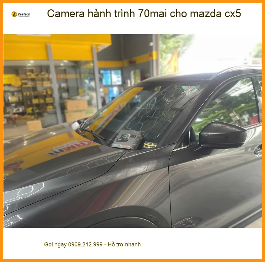 Anh Bảo lắp Camera hành trình 70mai cho Mazda CX5 tại Quận 10 ảnh thực tế 2