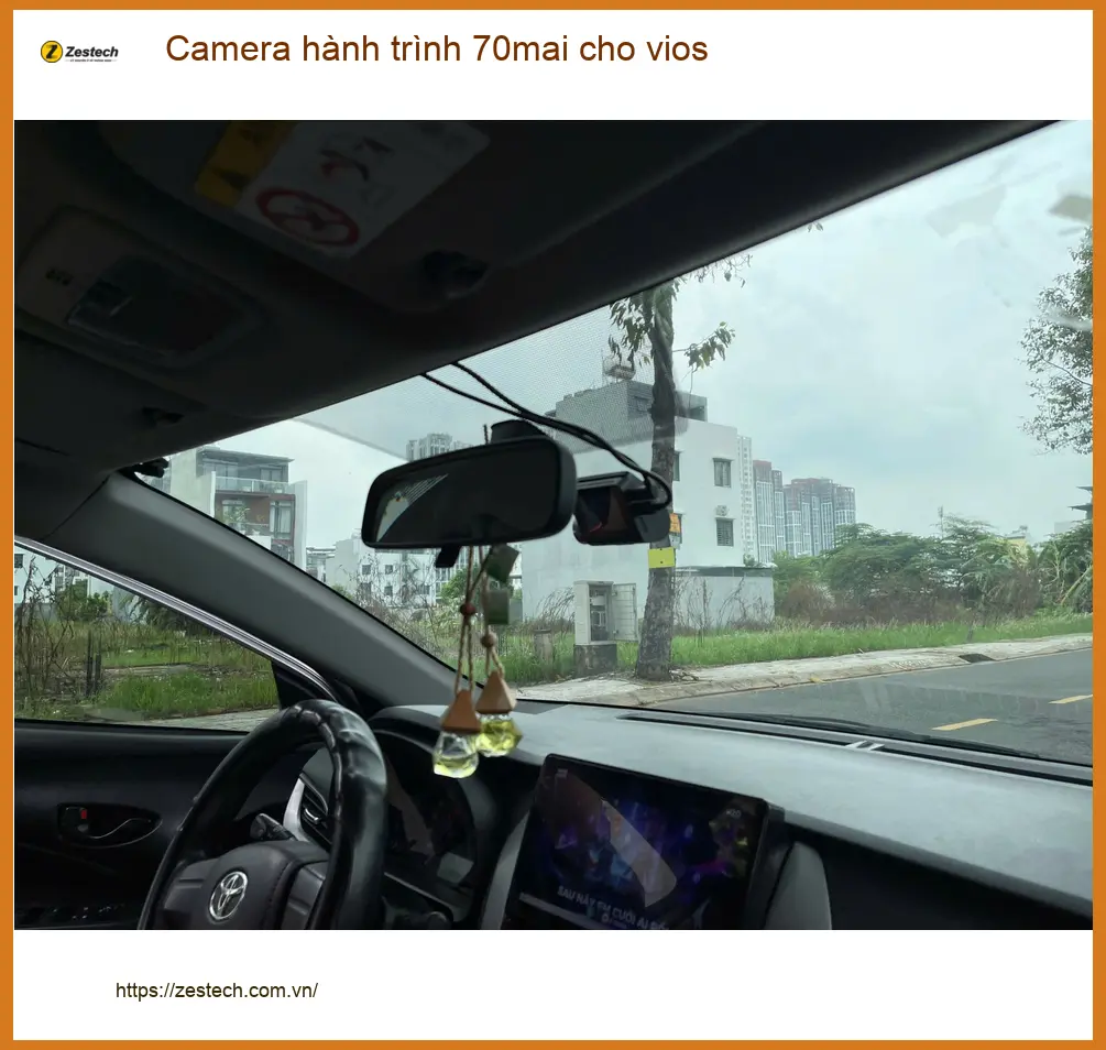 Anh Khang lắp Camera hành trình 70mai cho Vios ở Gò Vấp để ghi lại bằng chứng