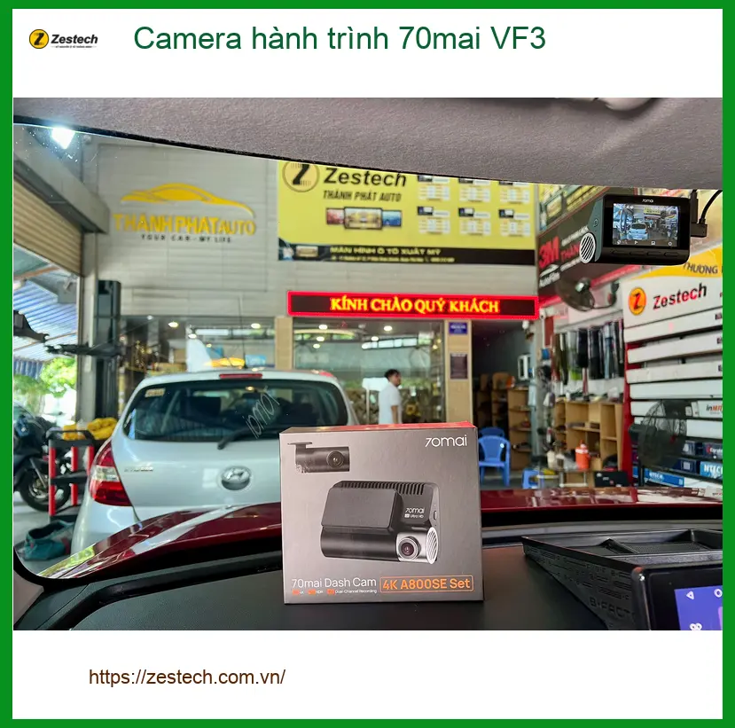 Anh Tấn lắp Camera hành trình 70mai cho VinFast VF3 tại Quận 5 tiện đường ảnh thực tế 2