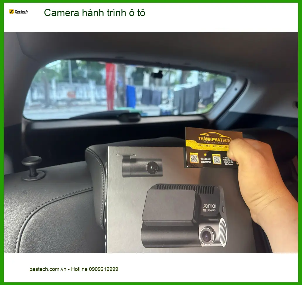 Anh Hào lắp Camera hành trình ô tô cho Outlander tại Bình Chánh ảnh thực tế 3