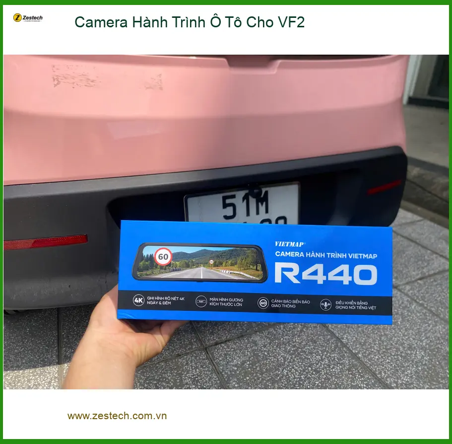 Chị Thanh Trúc lắp Camera Hành Trình Ô Tô cho VF2 tại Quận 9 để giám sát an toàn ảnh thực tế 5