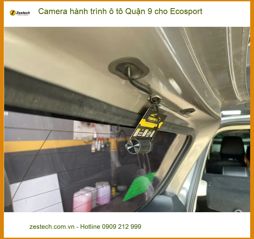 Anh Duy lắp Camera hành trình ô tô Ecosport tại Quận 9 ảnh thực tế 2