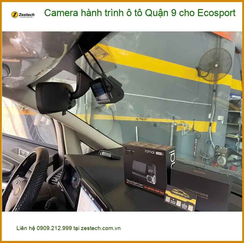 Anh Duy lắp Camera hành trình ô tô Ecosport tại Quận 9 ảnh thực tế 3