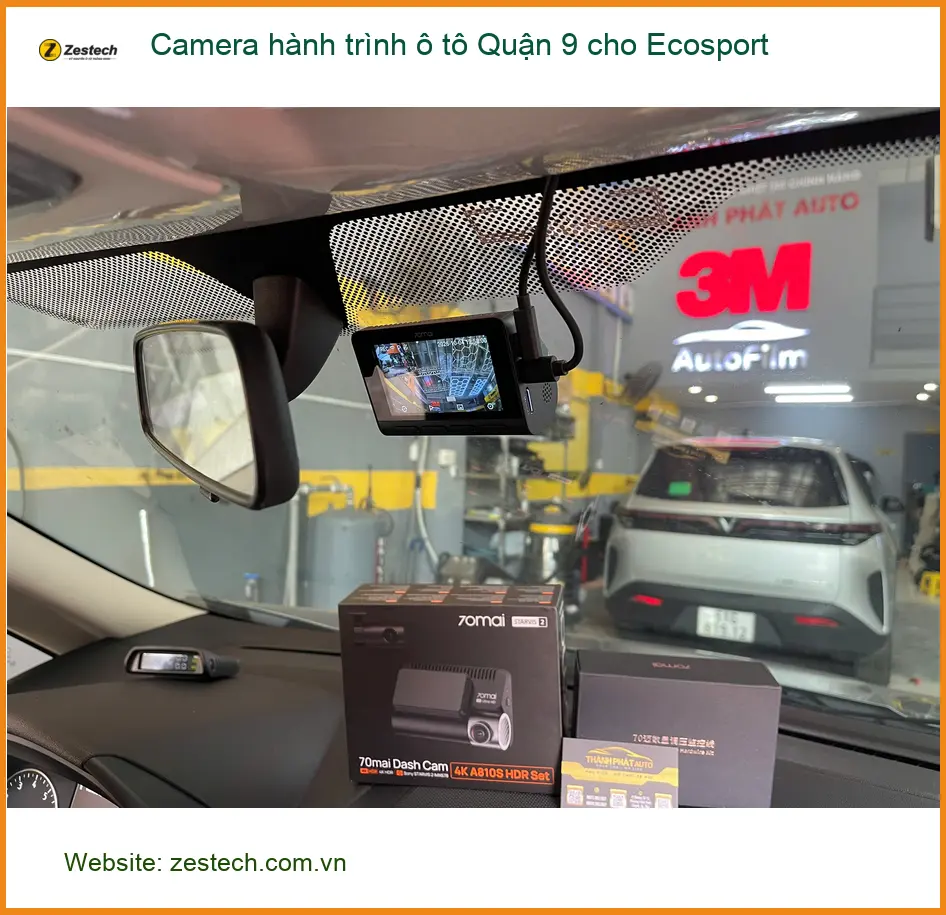 Anh Duy lắp Camera hành trình ô tô Ecosport tại Quận 9 ảnh thực tế 4