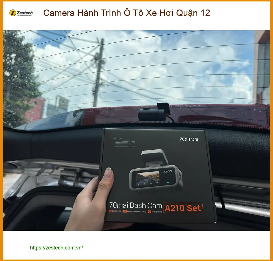 Anh Minh Lắp Camera Hành Trình Ô Tô Hyundai Accent Quận 12 ảnh thực tế 4