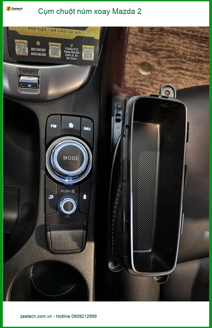 Anh Dũng lắp cụm chuột núm xoay Mazda 2 tại Quận 1 vì cụm zin bị kẹt ảnh thực tế 2
