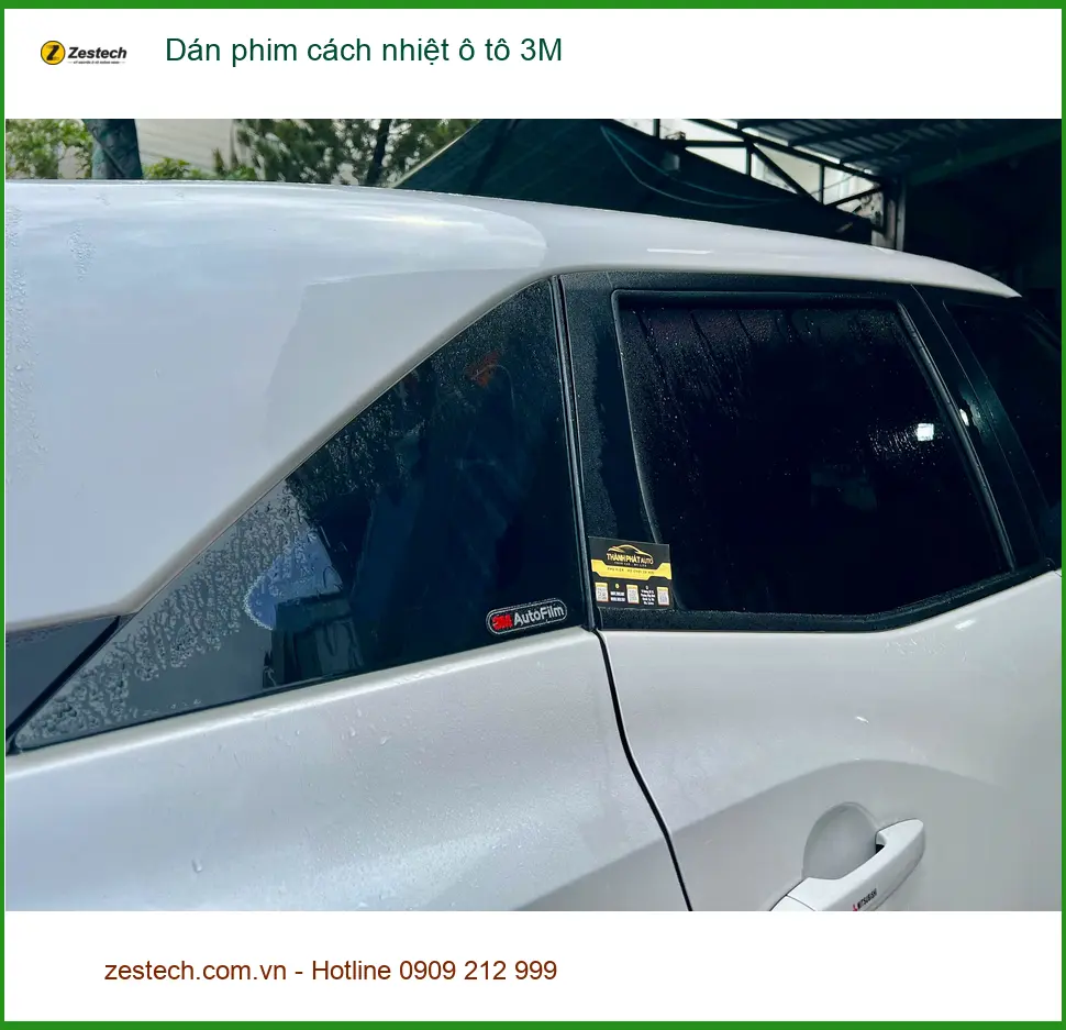 Anh Quang dán phim cách nhiệt ô tô 3M cho Honda CR-V tại Quận Gò Vấp chống nóng mùa hè ảnh thực tế 2