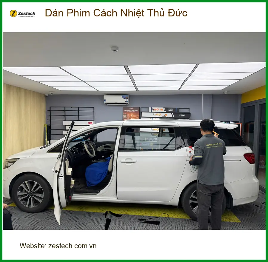 Anh Cường dán phim cách nhiệt cho Hyundai Accent tại Thủ Đức để chống nóng hiệu quả ảnh thực tế 2