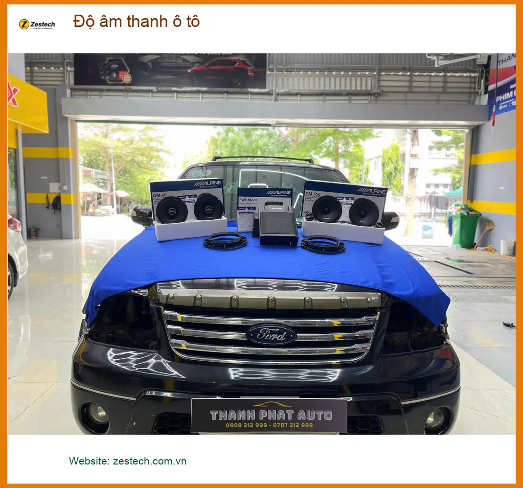 Anh Khải độ âm thanh ô tô cho Suzuki XL7 tại Quận Gò Vấp để nghe nhạc hay hơn