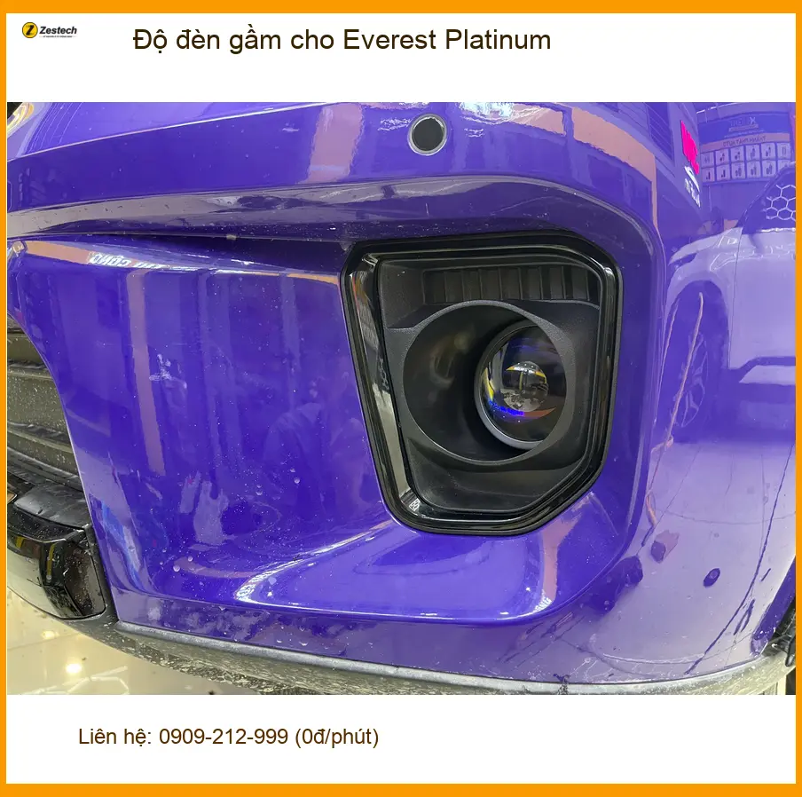 Anh Minh độ đèn gầm Everest Platinum tại Quận 9 cho tầm nhìn rõ hơn ảnh thực tế 2
