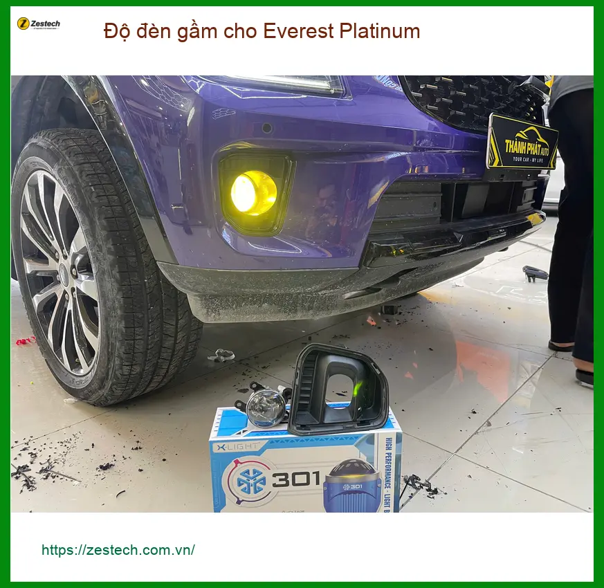 Anh Minh độ đèn gầm Everest Platinum tại Quận 9 cho tầm nhìn rõ hơn ảnh thực tế 3