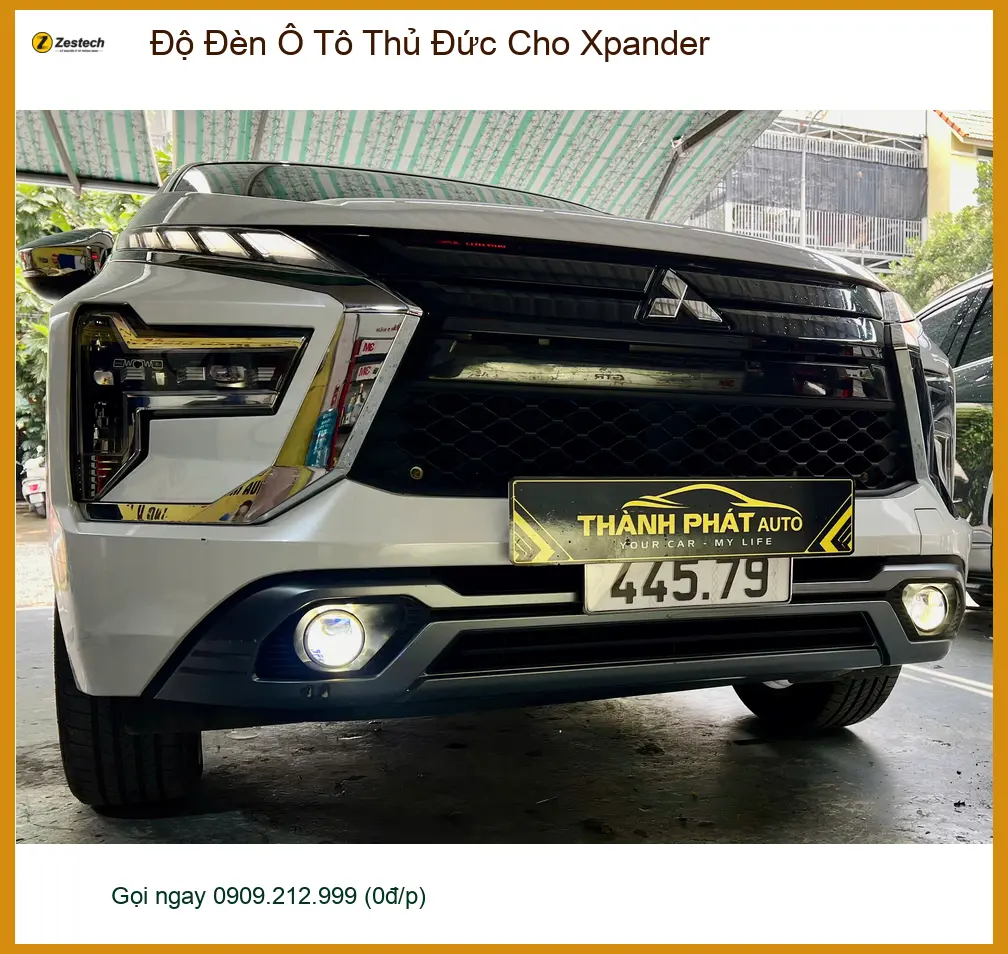 Địa chỉ độ đèn ô tô Xpander uy tín tại Quận Thủ Đức cho Anh Tấn ảnh thực tế 3