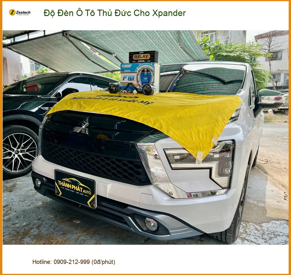Địa chỉ độ đèn ô tô Xpander uy tín tại Quận Thủ Đức cho Anh Tấn ảnh thực tế 5