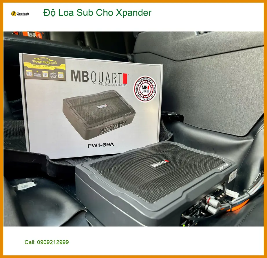 Anh Trọng độ loa sub cho Mitsubishi Xpander để nghe nhạc hay hơn tại Thủ Đức ảnh thực tế 4