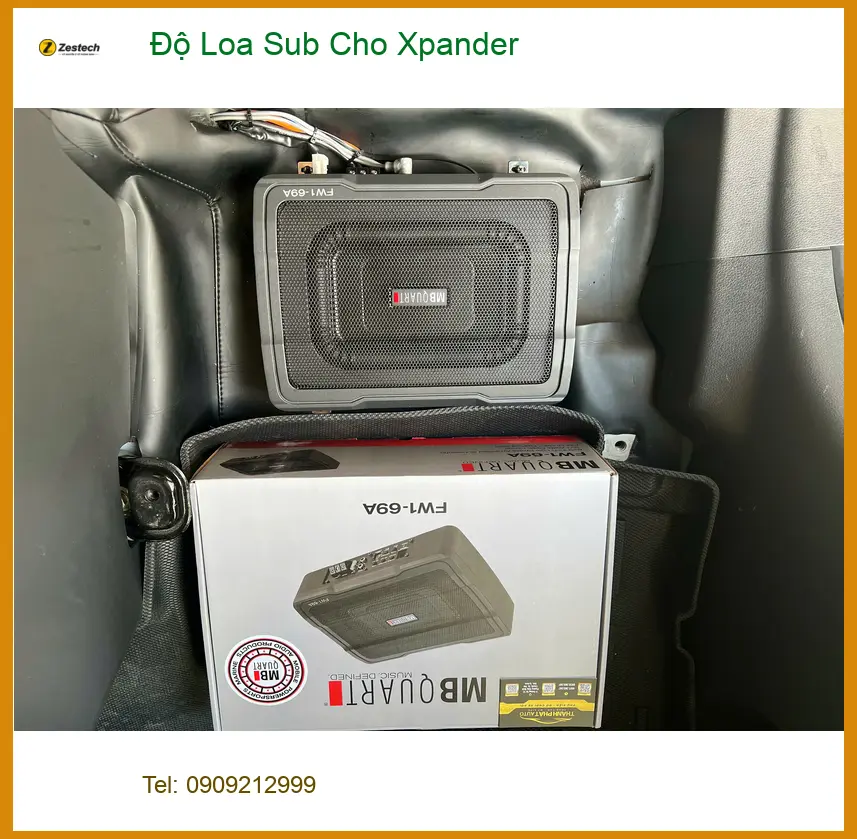 Anh Trọng độ loa sub cho Mitsubishi Xpander để nghe nhạc hay hơn tại Thủ Đức ảnh thực tế 5