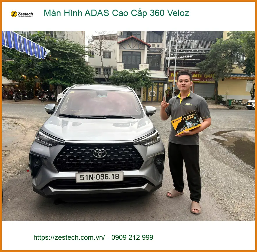 Anh Long lắp Màn Hình ADAS Cao Cấp 360 Veloz Quận Thủ Đức để lái xe an toàn hơn ảnh thực tế 2