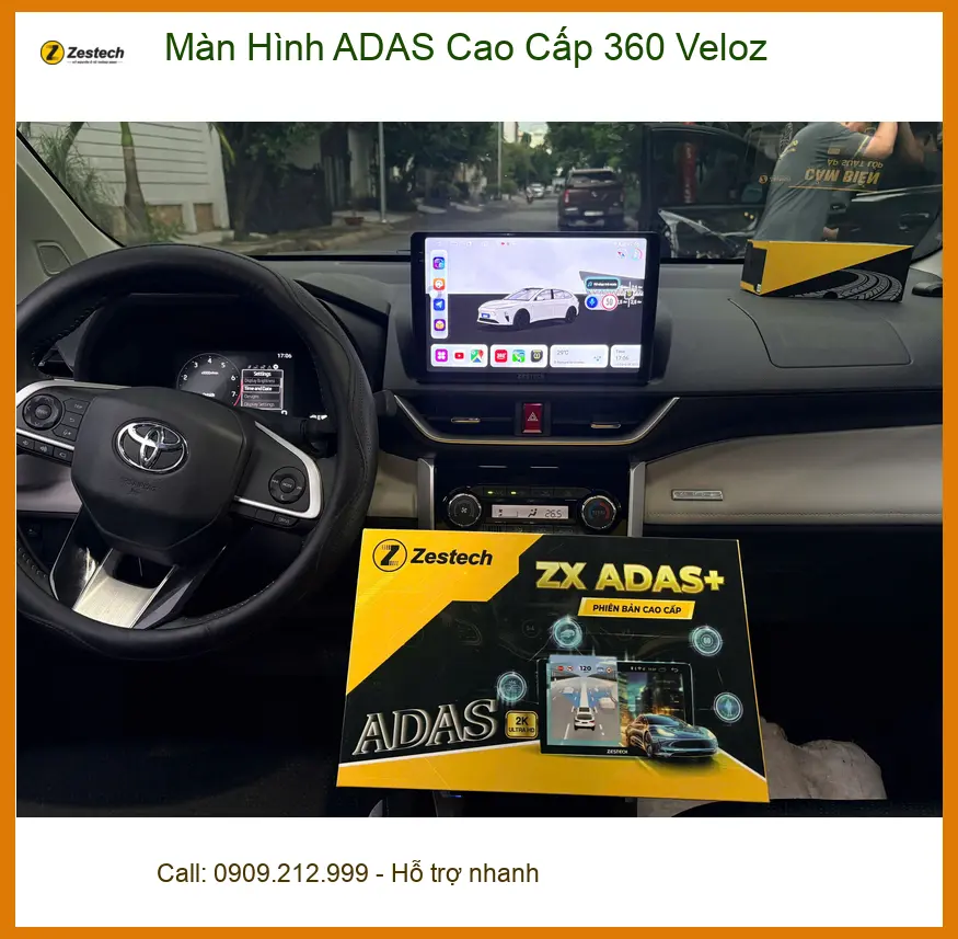 Anh Long lắp Màn Hình ADAS Cao Cấp 360 Veloz Quận Thủ Đức để lái xe an toàn hơn ảnh thực tế 4