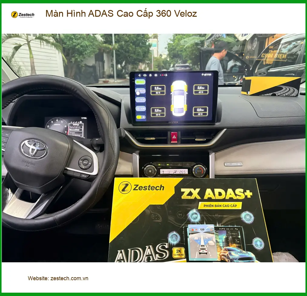Anh Long lắp Màn Hình ADAS Cao Cấp 360 Veloz Quận Thủ Đức để lái xe an toàn hơn ảnh thực tế 5
