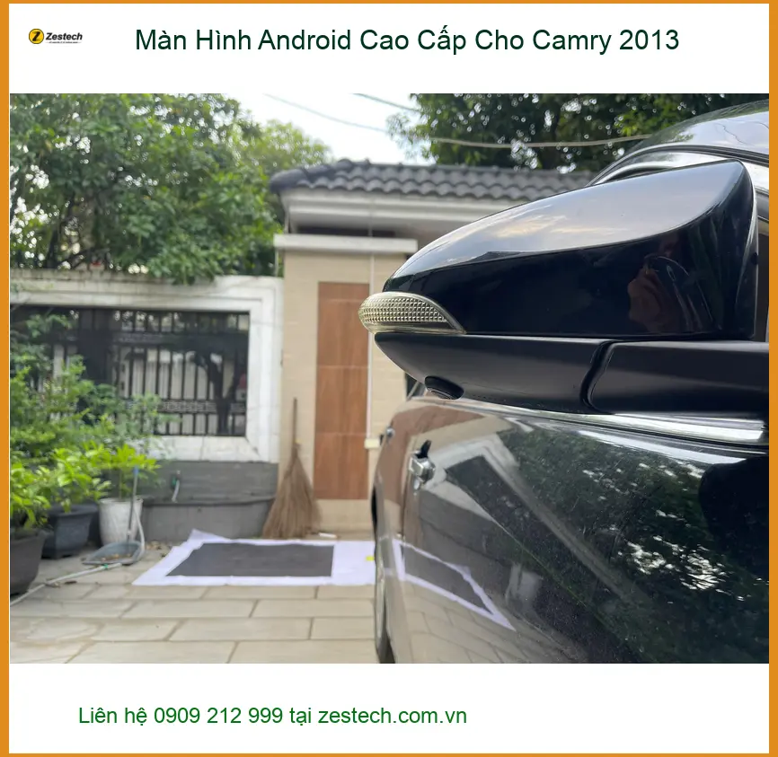Anh Tấn nâng cấp Màn Hình Android Cao Cấp cho Camry 2013 tại Quận 9 để tiện đi lại