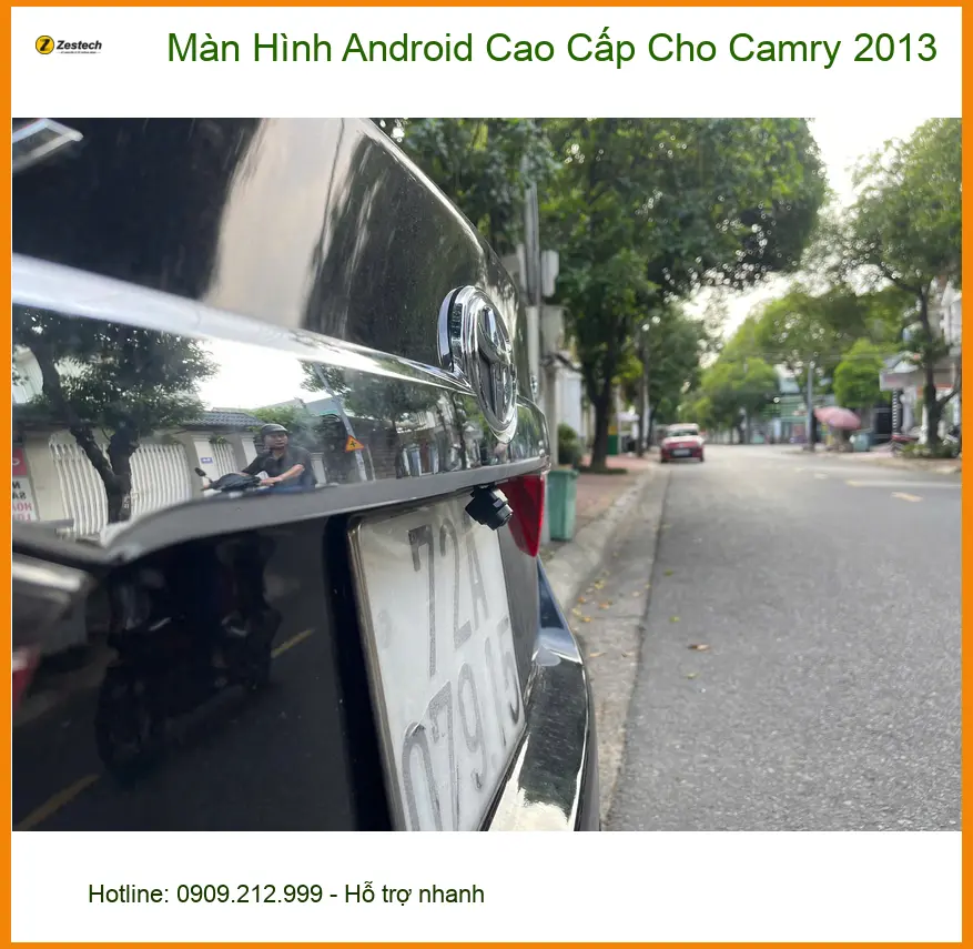 Anh Tấn nâng cấp Màn Hình Android Cao Cấp cho Camry 2013 tại Quận 9 để tiện đi lại ảnh thực tế 4