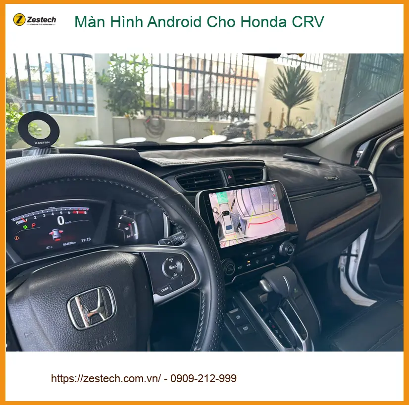 Anh Quang lắp Màn Hình Android cho Honda CRV tại Quận 12 để nâng cấp trải nghiệm lái xe ảnh thực tế 3