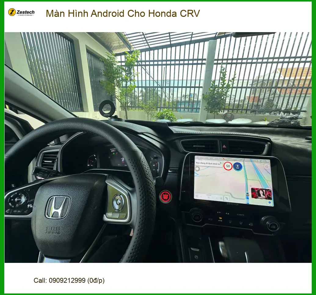 Anh Quang lắp Màn Hình Android cho Honda CRV tại Quận 12 để nâng cấp trải nghiệm lái xe ảnh thực tế 4