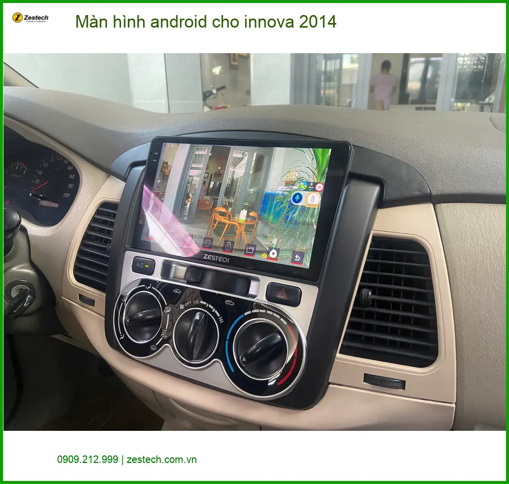 Anh Hưng lắp màn hình Android cho Innova 2014 tại Quận Tân Phú tiện nghi hơn ảnh thực tế 3